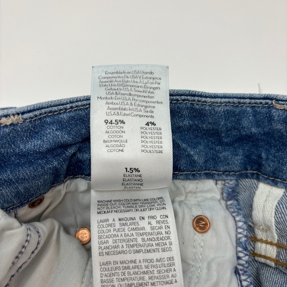 MOTHER High Waisted Looker Ankle Fray Jeans in Thrilling Shots - Picture 10 of 10